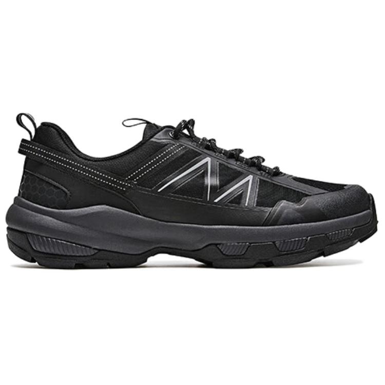 Pony Abrasion Resistant Breathable Height Increasing Low top Hiking Shoes Men’s Black