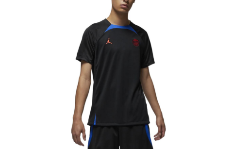 Jordan Nike PSG X Jordan Soccer Jersey Men’s Black