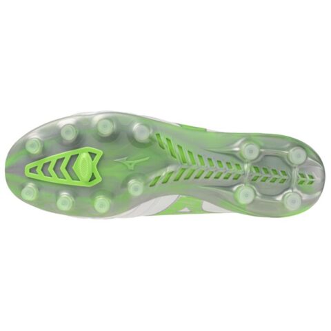 Mizuno Morelia Neo 4 Cushioning, Wear Resistant Soccer Shoes Unisex White