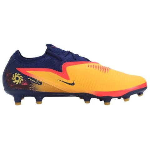Nike Phantom 6 Abrasion Resistant Soccer Shoes Unisex Yellow