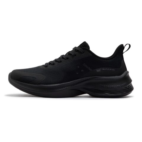 361° Cushioning Breathable Lightweight Low top Casual Sprint City Commuting Running Shoes Men’s Obsidian Black