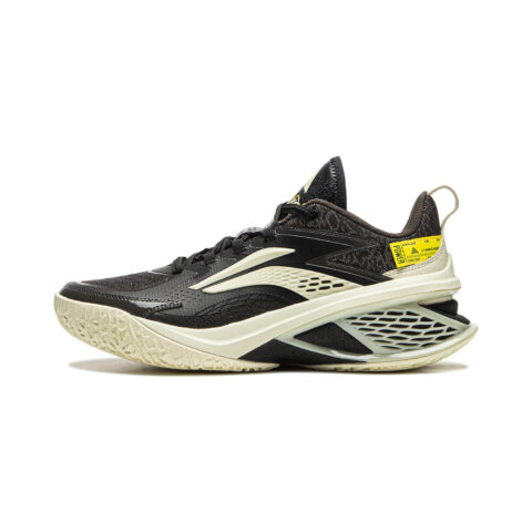 Li Ning Air Strike 11 Cushioning Slip Resistant Lightweight Low top Performance Basketball Shoes Men’s Black Gray