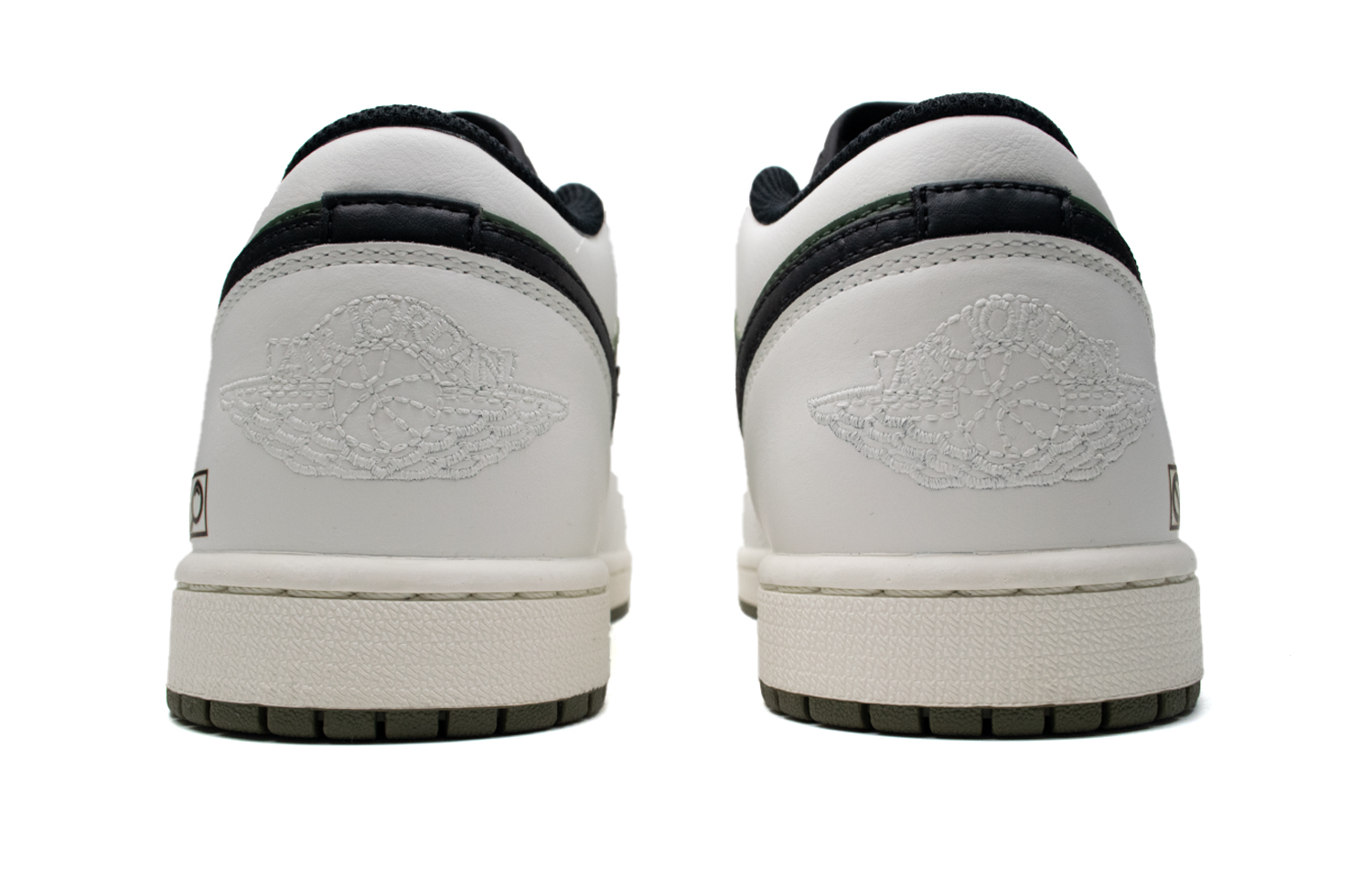 Jordan Air Jordan 1 Summer Solstice Cushioning Slip Resistant Low top Vintage Basketball Shoes Unisex Ivory White