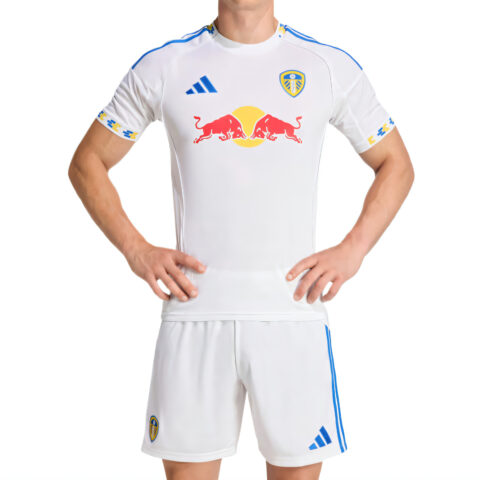 Adidas Free Shipping With AdiClub Leeds United Fc 25/26 Home Jersey