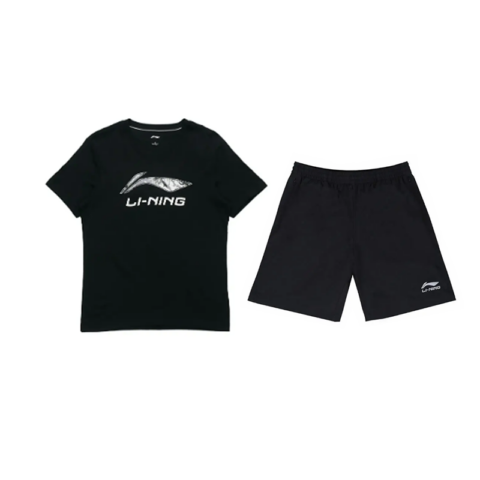 Li Ning Casual Sportswear Unisex Black+Black