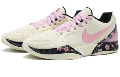 Nike Ja Morant 2 Cushioning Low top Basketball Shoes Men’s Beige Pink