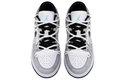 Jordan Air Jordan 1 LOW Snow Mountains Island Love Abrasion Resistant Breathable Abrasion Resistant Breathable Low top