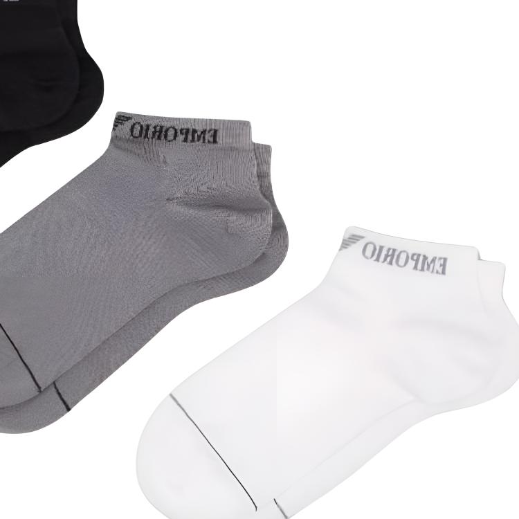 EMPORIO ARMANI Ankle Socks Men’s 3 Pack
