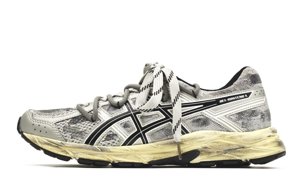 ASICS Gel Contend 4 Cushioning Breathable Coverage Low top Running Shoes Unisex Premium Gray