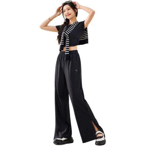 Anta Variety Training Collection Sports Pants Women’s Basic Black