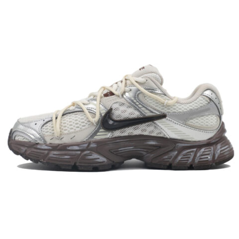 Nike V5 RNR Mesh Cushioning, Wear Resistant Low top Casual Running Shoes Unisex Beige Silver Brown