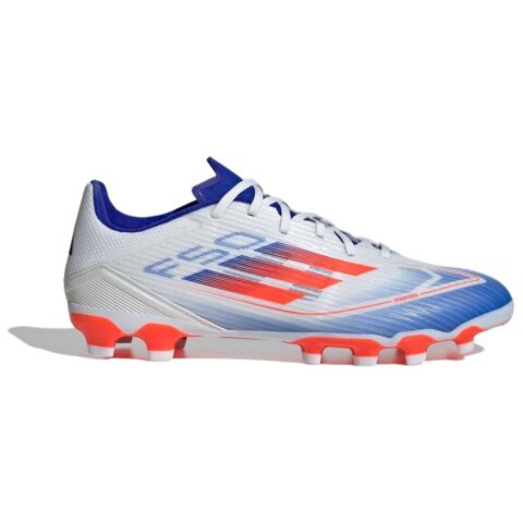 Adidas F50 League MG Multi Ground Artificial Turf Soccer Shoes Men’s White Red Blue
