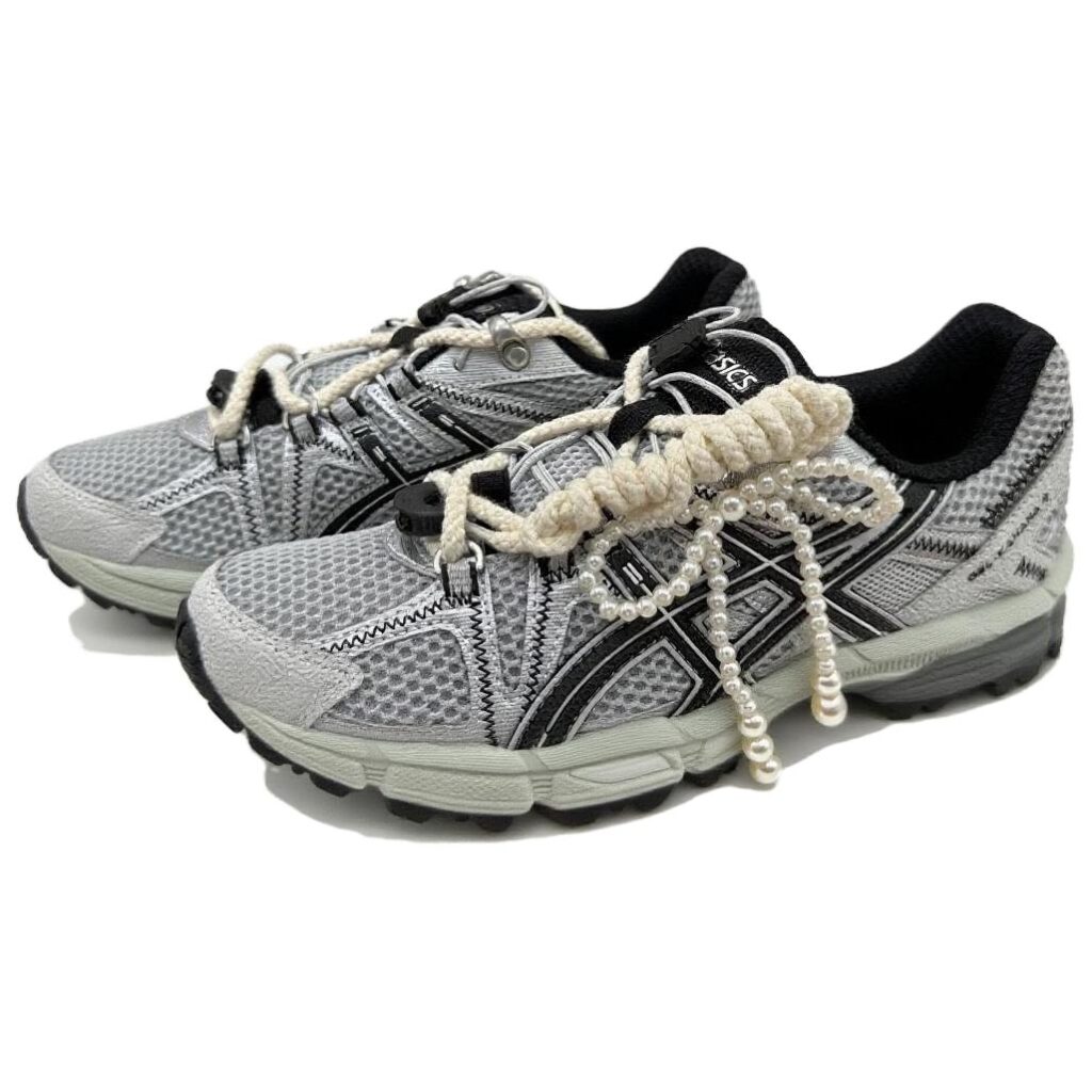 ASICS Gel Kahana 8 FL Bowknot Non slip Lightweight Low top Casual Running Shoes Women’s Silver Gray