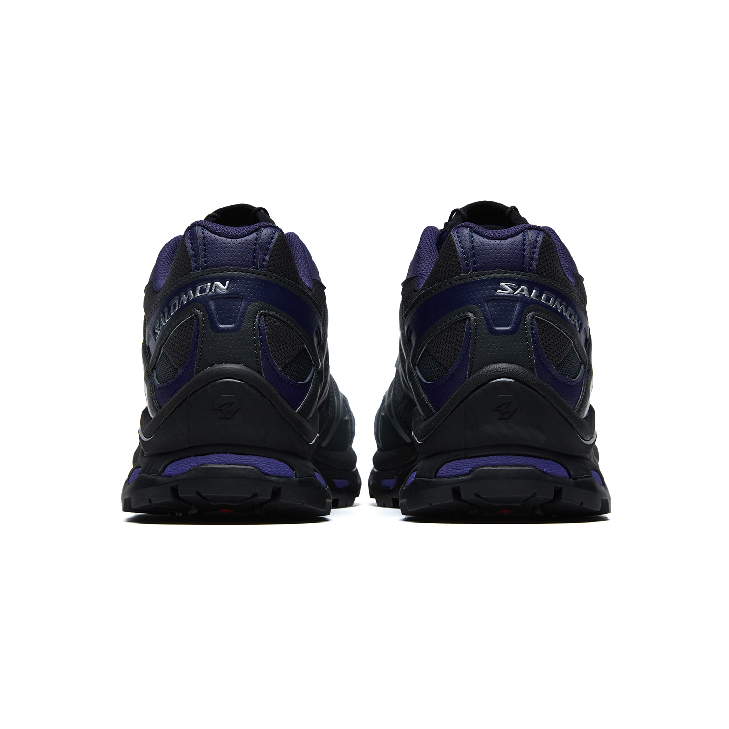 SALOMON XT Quest Cushioning Abrasion Resistant Coverage Support Hiking Shoes Unisex Black Purple
