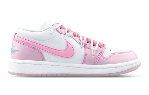 Jordan Air Jordan 1 Abrasion Resistant Low top Vintage Basketball Shoes Women’s Pink