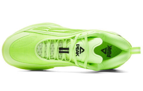 PEAK Cushioning Abrasion Resistant Rebound Low top Basketball Shoes Men’s Neon Green