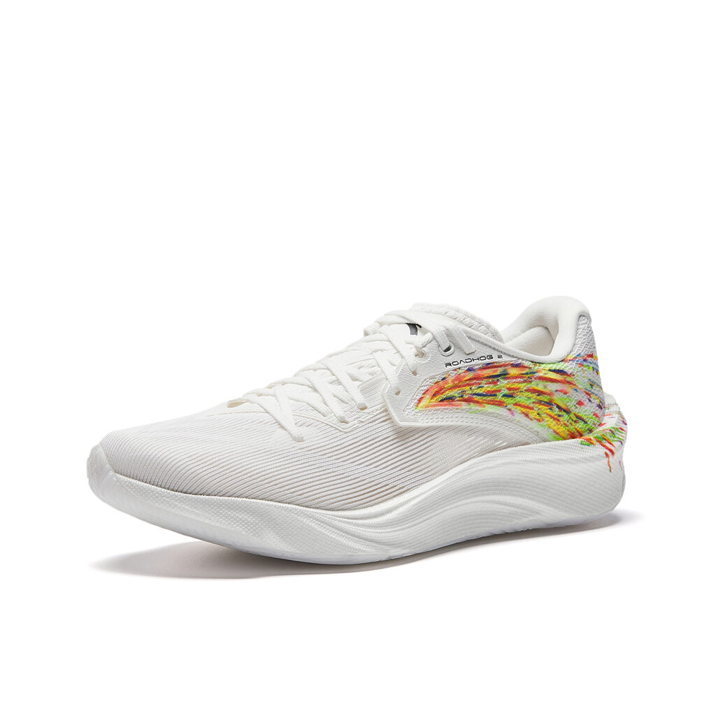 Anta Asphalt Road Dominator 2.0 Low top LTR Rubber Outsole, Nitrogen 80 Midsole Running Shoes Men’s Papyrus White