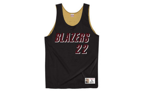Mitchell Ness Basketball Jerseys Men’s Black Moderate Straight Fit