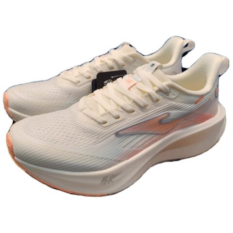 Erke Slip Resistant Abrasion Resistant Low top Casual Running Shoes Women’s Beige Orange