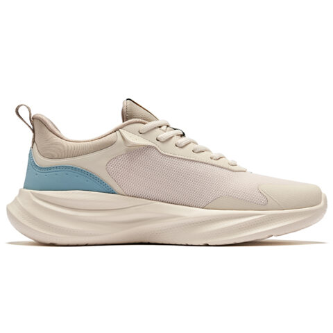 Erke Cushioning Lightweight Rebound Cushioning Lightweight Rebound Low top Casual Running Shoes Men’s Gray Blue