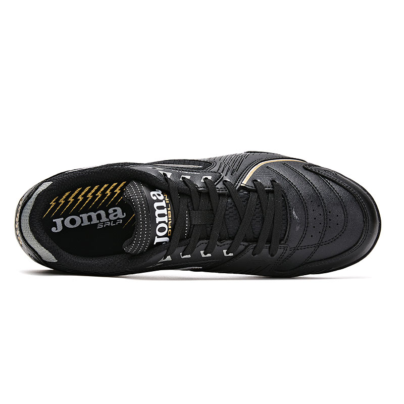 Joma Slip Resistant Abrasion Resistant TF Turf Synthetic Leather Soccer Shoes Men’s Black DRIBLING