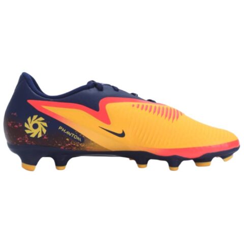 Nike Phantom 6 Abrasion Resistant Soccer Shoes Unisex Yellow