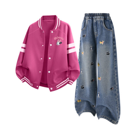 Disney Kids Casual Sportswear Crew Neck Moderate