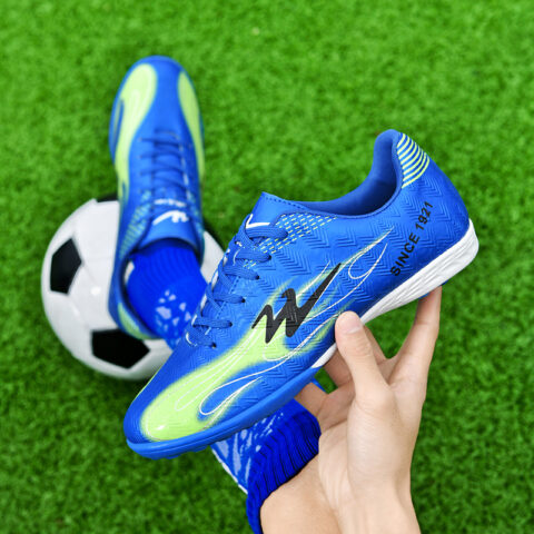 DOUBLE STAR 88 Lightweight Soccer Shoes Unisex White Blue