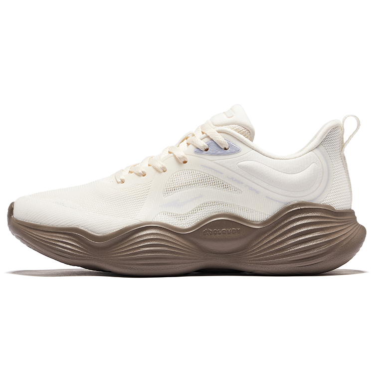 Erke Cushioning Slip Resistant Abrasion Resistant Low top Running Shoes Women’s Microcrystal White