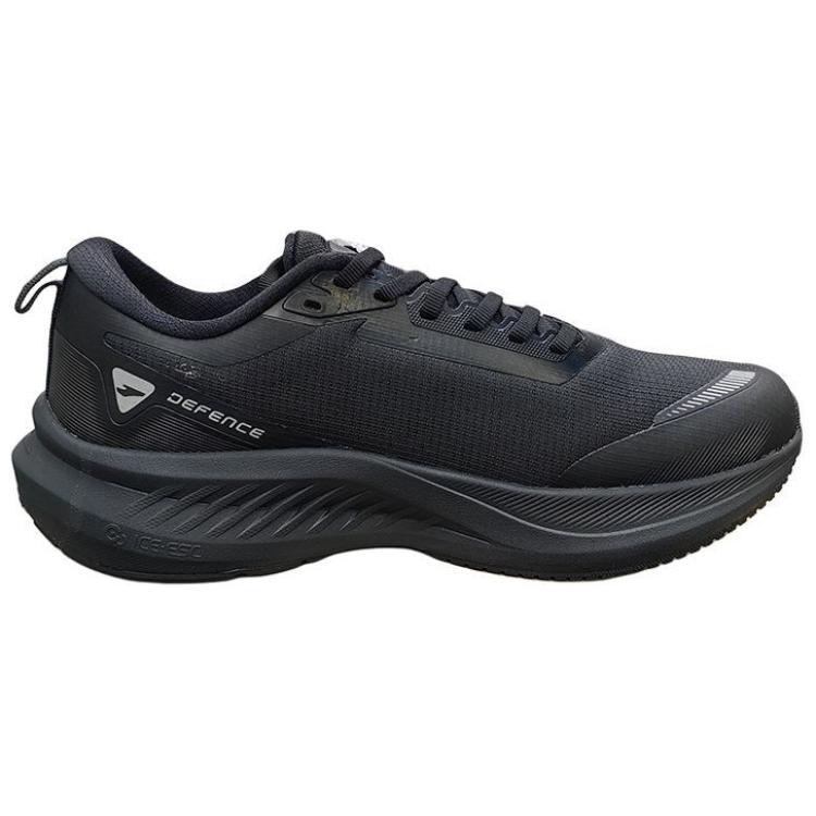 Erke Comfortable And Trendy Slip Resistant Abrasion Resistant Low top Casual Running Shoes Men’s Black White