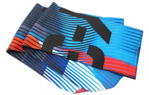 Y 3 Knee High Socks Unisex Red Blue