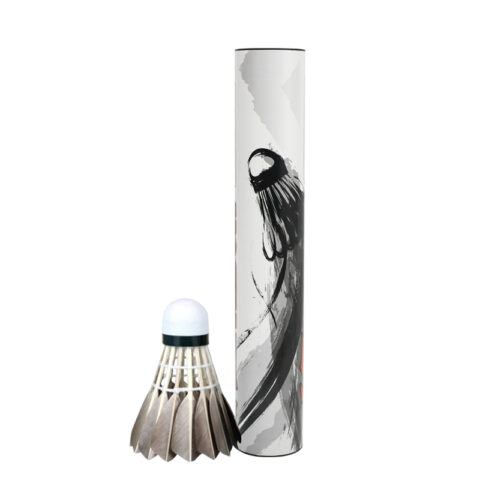 Li Ning KGB05 Black Feather Goose Feather Shuttlecock 12 Pack Goose Feather Shuttlecocks