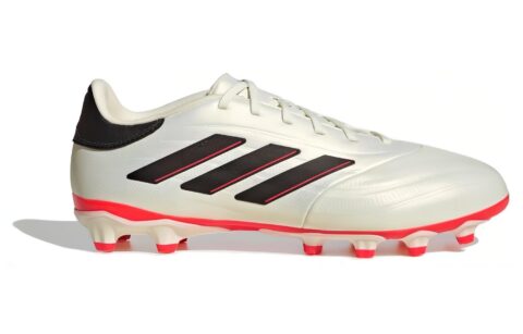 Adidas COPA PURE 2 Artificial Turf Slip Resistant And Breathable Soccer Shoes Unisex White Red