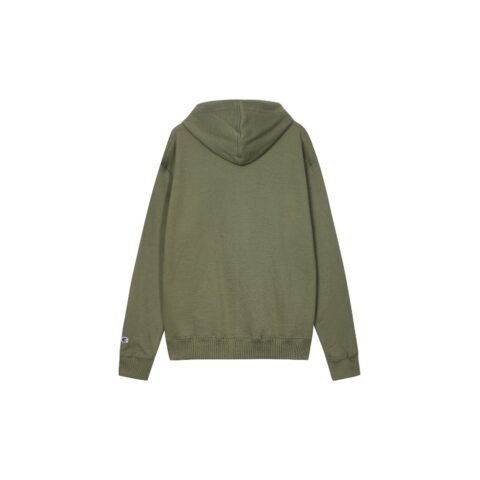 Champion Double Label Embroidery Pullover Sweatshirt Loose Fit Elastic Cuff Fleece Lined Sweatpants Casual Sportswear
