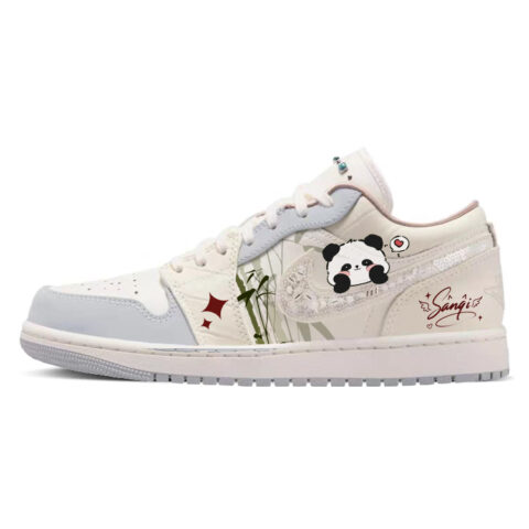 Jordan Air Jordan 1 Vintage Basketball Shoes Women’s Low Top Gray/White