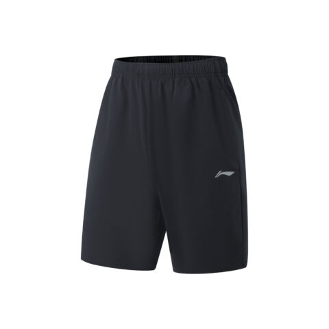 Li Ning Fitness Series Sports Shorts Men’s Black Single Logo