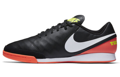 Nike Tiempo X Genio 2 Leather Ic ‘Black Hyper Orange’