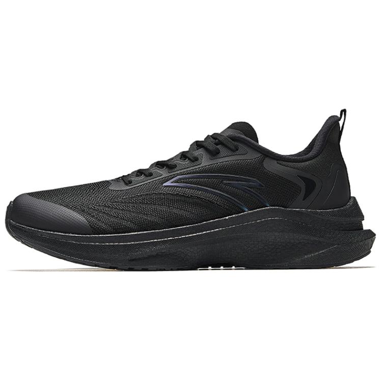 CHAOJIANTA Comfortable And Trendy Slip Resistant Abrasion Resistant Low top Casual Running Shoes Men’s Basic Black