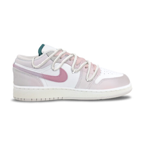 Jordan Air Jordan 1 Abrasion Resistant Abrasion Resistant Low top Vintage Unisex Light Gray