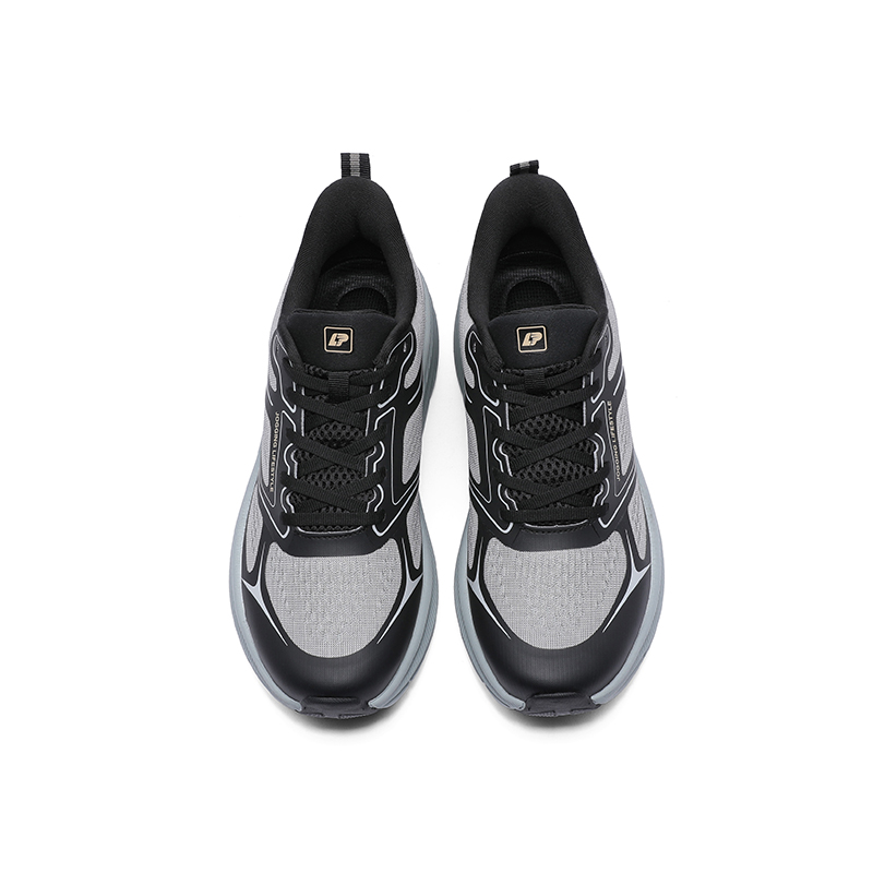 LPMX Cushioning, Wear Resistant Low top Sprint Running Shoes Men’s Black Gray
