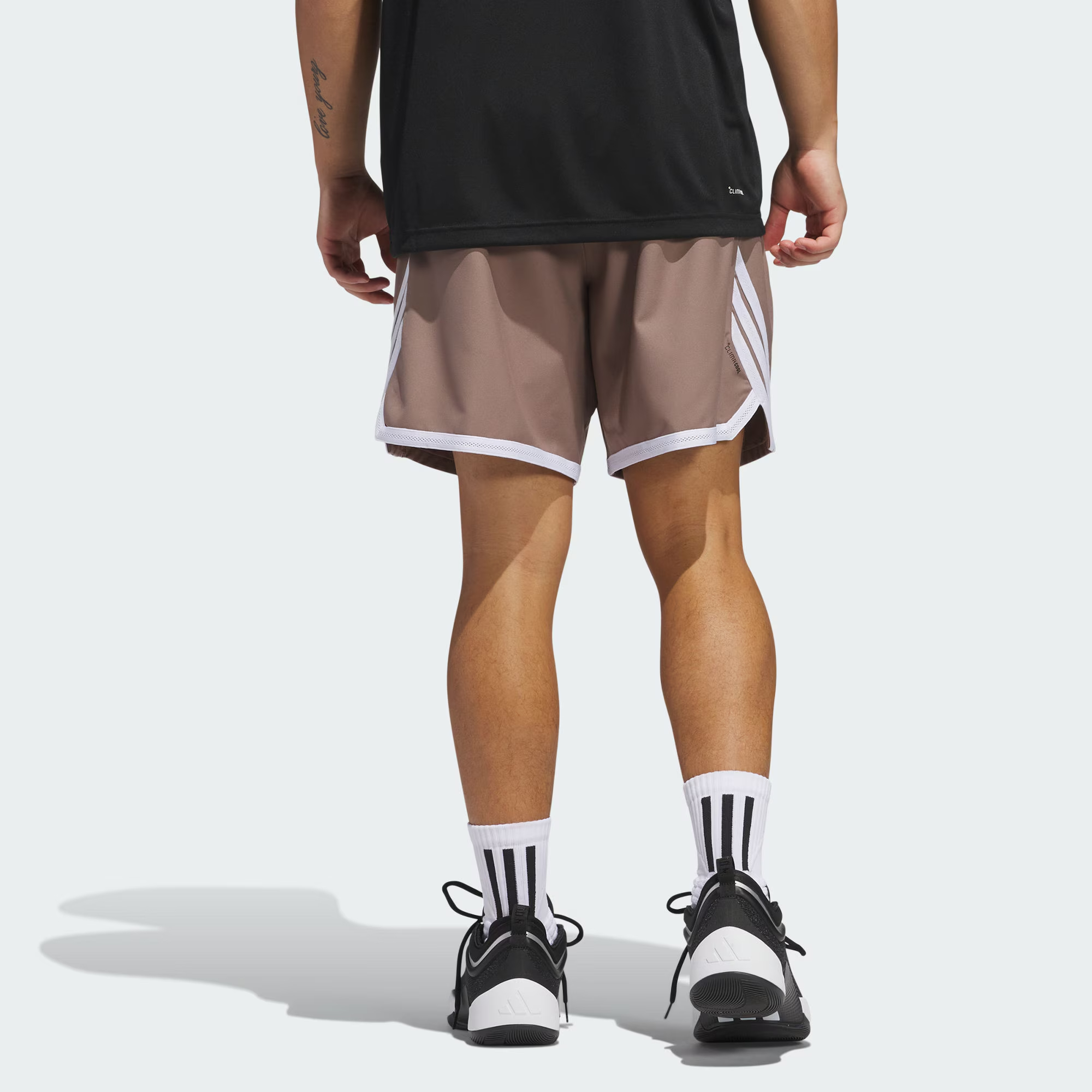 Adidas SS25 Basketball Shorts Men’s Shadow Trace Brown