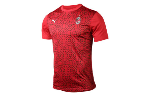PUMA AC Milan Soccer Jerseys Men’s Red Thin Straight Fit