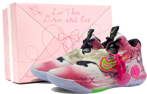 Nike KD Trey 5 IX Basketball Shoes Unisex Low Top Pink