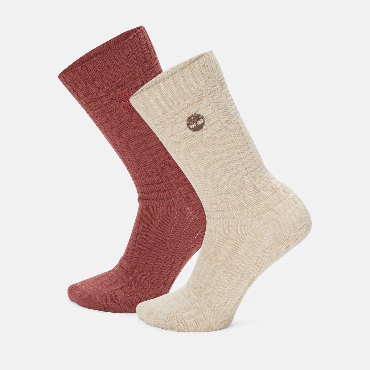 Timberland SS25 Knee High Socks Unisex 2 Pack