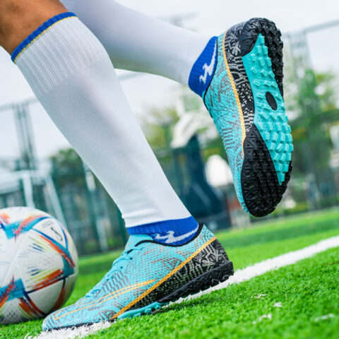 DOUBLE STAR 88 Breathable Lightweight Breathable And Lightweight Soccer Shoes Unisex Black Moon