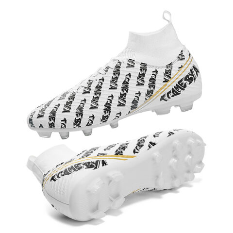 SHUANGDING Synthetic Leather Slip Resistant Slip Resistant Soccer Shoes Unisex