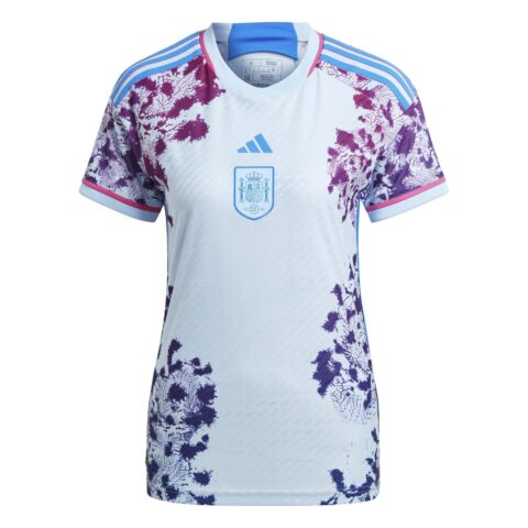 Adidas Spain Soccer Jersey Women’s Glow Blue