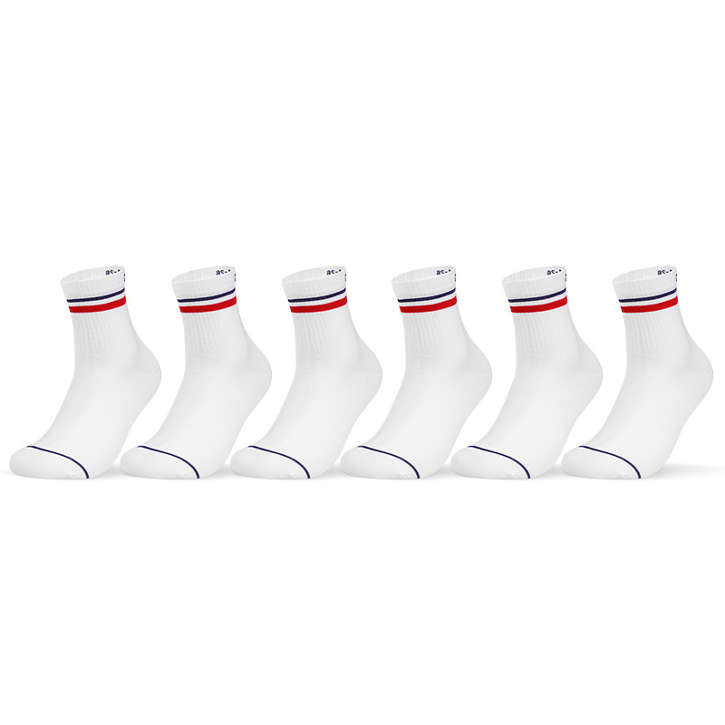 Li Ning Crew Socks Unisex 6 Pack