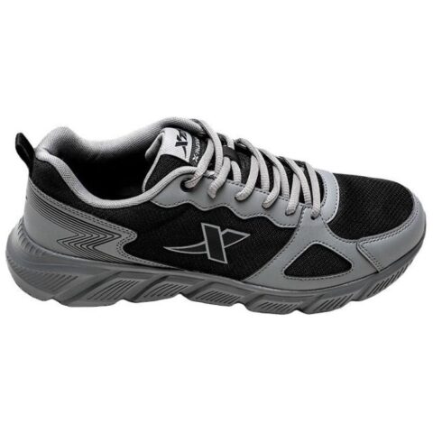 XTEP Slip Resistant Abrasion Resistant Slip Resistant Abrasion Resistant Low top Running Shoes Men’s Black Gray