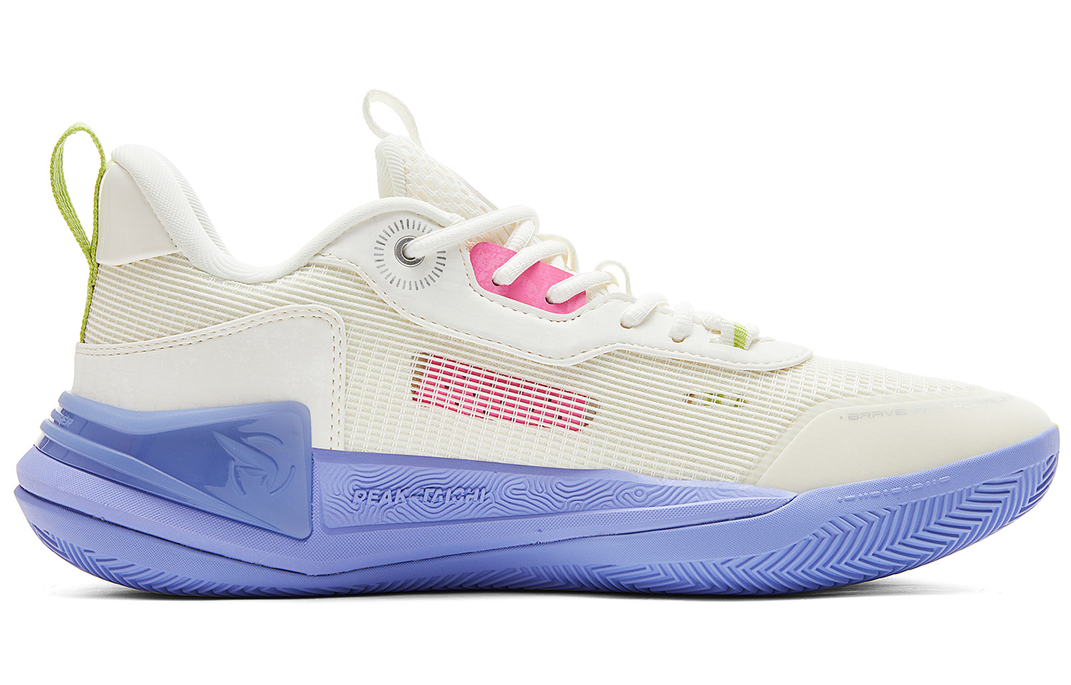 PEAK Ranger 2 Basketball Shoes Men’s Low Top White Green Purple